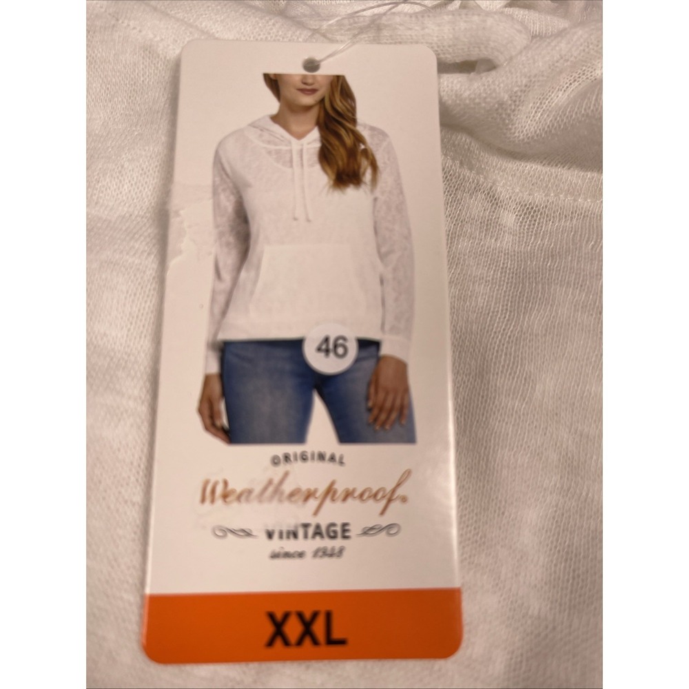 Weatherproof Vintage Women's grey Hoodie XXL Pocket Lightweight